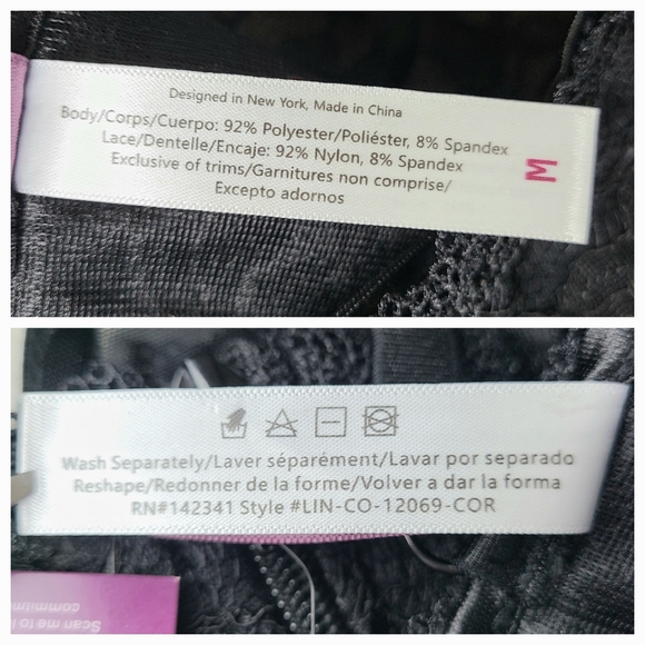 NWT Adore Me Black Lace Bustier Corset Top - Picture 8 of 10